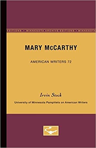 Mary McCarthy - American Writers 72: University of Minnesota Pamphlets on American Writers