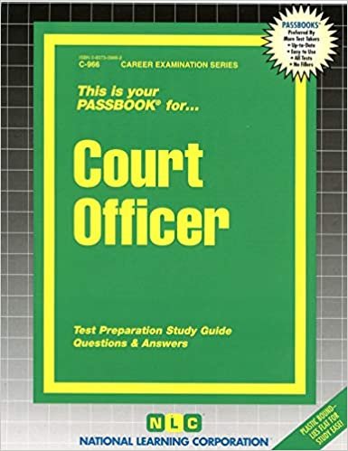 Court Officer (Career Examination Series, Band 966) indir