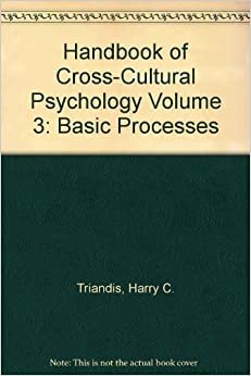 Handbook of Cross-Cultural Psychology: Perspectives: 003