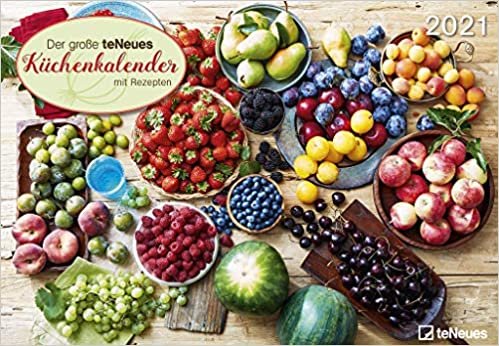 teNeues Küchenkalender 2021 - Wand-Kalender - Broschüren-Kalender - 42x29 - 42x58 göffnet - Küchen-Kalender - Rezepte