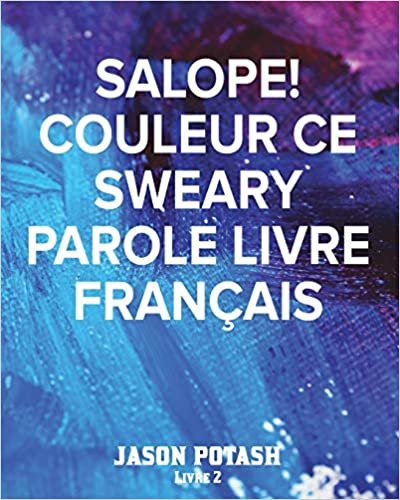 Salope! Couleur Ce Sweary Parole Livre Français -Livre 2 indir