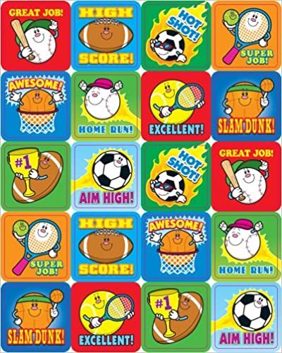 Sports Motivational Stickers Carson-Dellosa Publishing