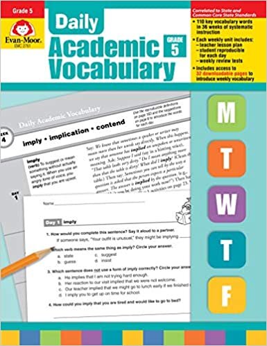 Daily Academic Vocabulary Grade 5 [With Transparencies] indir