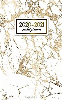 2020-2021 Pocket Planner: Nifty Marble & Gold Two-Year (24 Months) Monthly Pocket Planner and Agenda | 2 Year Organizer with Phone Book, Password Log & Notebook indir