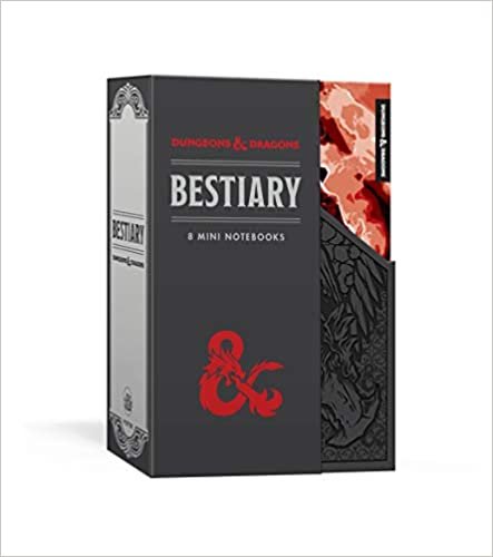 Dungeons and Dragons Bestiary Notebook Set: 8 Mini Notebooks (Stationery) indir