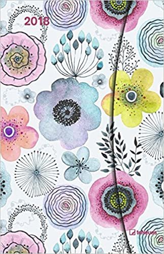 2018 Abstract Flowers Diary - teNeues Large Magneto Diary - Illustrations - 10 x 15 cm