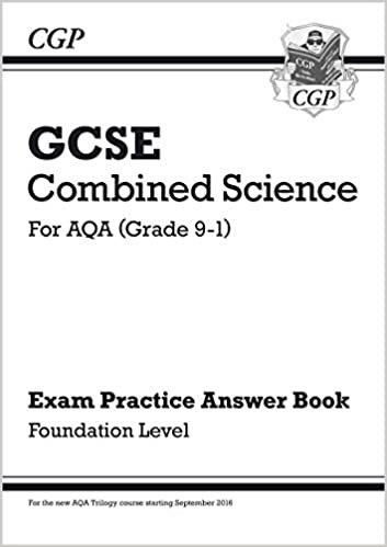 GCSE Combined Science: AQA Answers (for Exam Practice Workbook) - Foundation (CGP GCSE Combined Science 9-1 Revision) indir