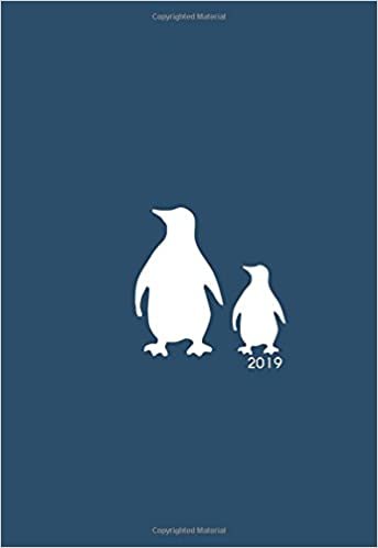 Mini Kalender 2019 #Pinguin- ca. DIN A6 - 1 Woche pro Seite indir