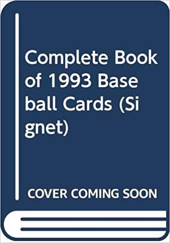 Complete Book of 1993 Baseball Cards (Signet)