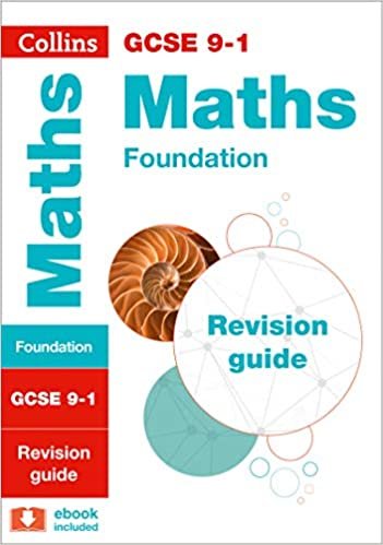 GCSE 9-1 Maths Foundation Revision Guide (Collins Gcse Revision and Practice - New 2015 Curriculum) indir