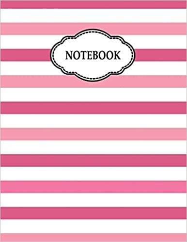 Notebook: Color Lines (8.5 x 11 Inches) - 110 Pages indir