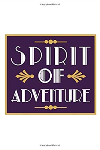 spirit of adventure: Notebook For Kids\ Girls\agers\Sketchbook\Women\Beautiful notbook\Gift (110 Pages, Blank, 6 x 9) indir