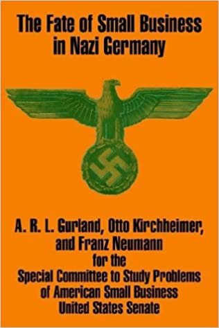 Fate of Small Business in Nazi Germany, The indir