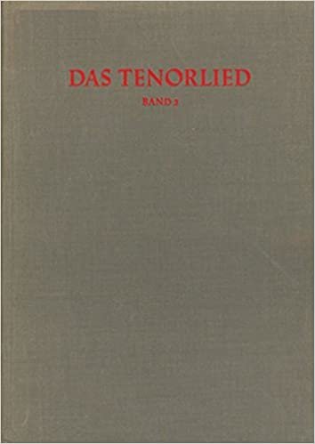 Répertoire International des Sources Musicales (RISM) / Das Tenorlied. Mehrstimmige Lieder in deutschen Quellen 1450-1580: Handschriften: Sonderbde / BD 2 (Catalogus Musicus)