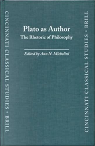 Plato as Author: The Rhetoric of Philosophy (Cincinnati Classical Studies New Series)