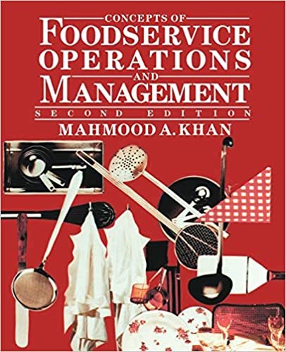 Concepts of Foodservice Operations and Management