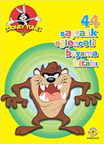 44 Sayfalık Eğlenceli Boyama Kitabı - Tazmanya: Looney Tunes