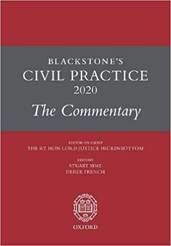 Blackstone's Civil Practice 2020: The Commentary