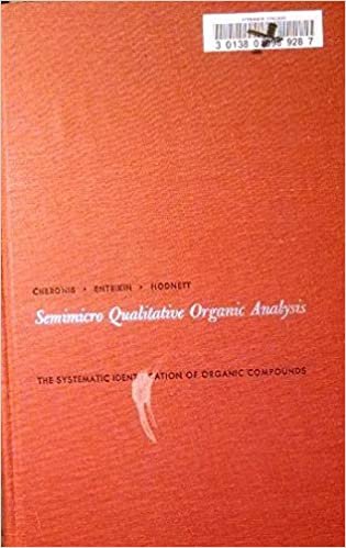 Semimicro Quantitative Organic Analysis