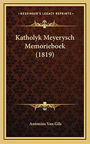 Katholyk Meyerysch Memorieboek (1819)