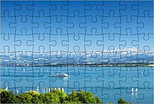 Puzzlepostkarte Bodensee 2: Motiv See mit Schiff (Kultur erleben im GMEINER-Verlag)