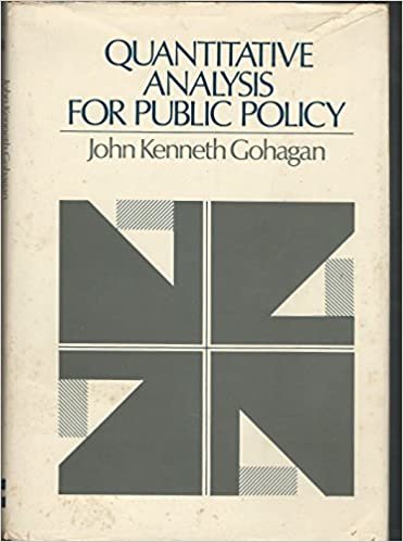 Quantitative Analysis for Public Policy