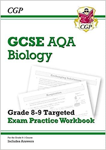New GCSE Biology AQA Grade 8-9 Targeted Exam Practice Workbook (includes Answers) (CGP GCSE Biology 9-1 Revision) indir