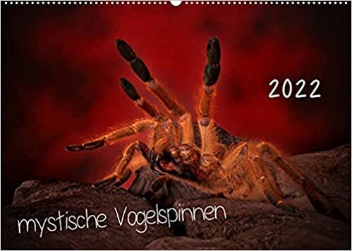 Mystische Vogelspinnen (Wandkalender 2022 DIN A2 quer): Vogelspinnenkalender (Monatskalender, 14 Seiten ) (CALVENDO Tiere)