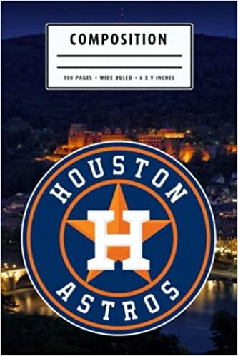 Composition : Houston Astros Notebook- To My Baseball Son , To My Baseball Dad - Baseball Notebook #11