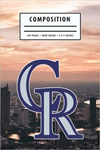 Weekly Planner Composition : Colorado Rockies Notebook- To My Baseball Son , To My Baseball Dad - Baseball Notebook #13