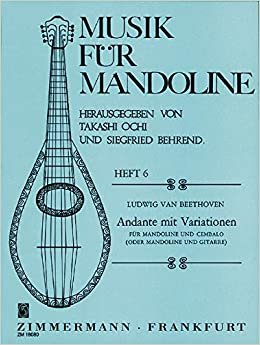 Andante mit Variationen: Mandoline und Cembalo (Gitarre). (Musik für Mandoline, Band 6)