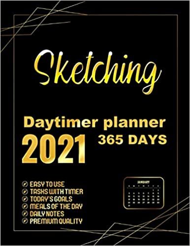 Sketching Daytimer planner 2021: 561 Days planner, Schedule Organizer, Appointment Agenda Gifts for Business Coworkers, 8.5x11