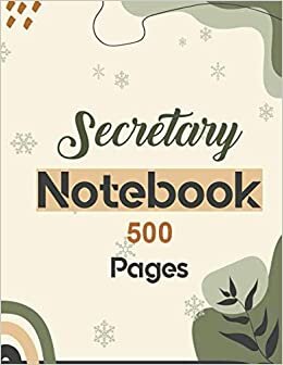 Secretary Notebook 500 Pages: Lined Journal for writing 8.5 x 11|hardcover Wide Ruled Paper Notebook Journal|Daily diary Note taking Writing sheets