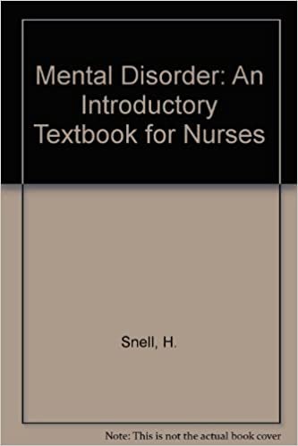 Mental Disorder: An Introductory Textbook for Nurses