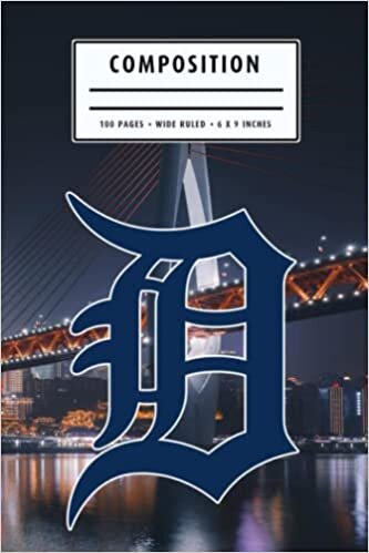 Weekly Planner Composition : Detroit Tigers Notebook- To My Baseball Son , To My Baseball Dad - Baseball Notebook #3