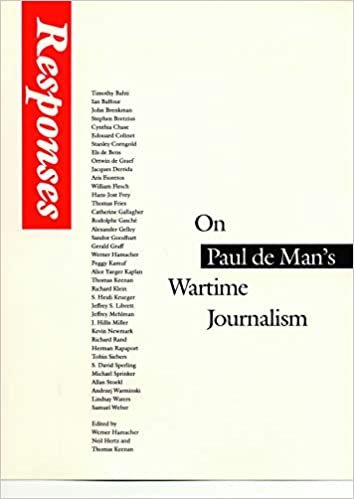 Responses: On Paul de Man's Wartime Journalism indir
