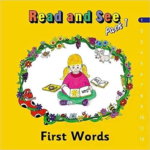 (Pack of 12) Jolly Phonics Read and See: Basic Words Pack 1 indir