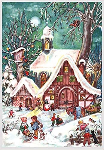 Adventskalender "Winterliches Treiben": Papier-Adventskalender