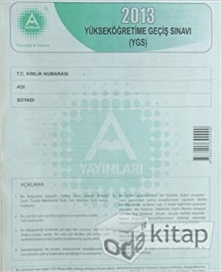 2013 Yüksek Öğretime Geçiş Sınavı (Ygs) indir