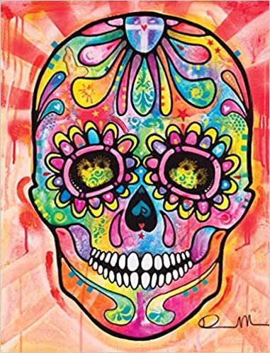 Dean Russo Skull Journal: Lined Journal (Quiet Fox Designs) 144 High-Quality, Acid-Free Lined Pages for a Dream Diary or Journaling, with Vibrant Cover Art from Brooklyn Pop Artist Dean Russo indir