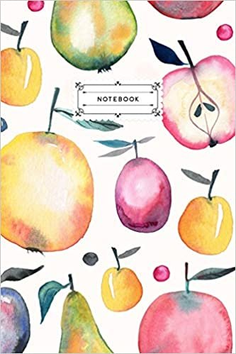 Notebook: Fruit Medley Lined Journal Notebook, 120 pages (6x9")
