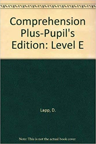 Comprehension Plus-Pupil's Edition: Level E indir