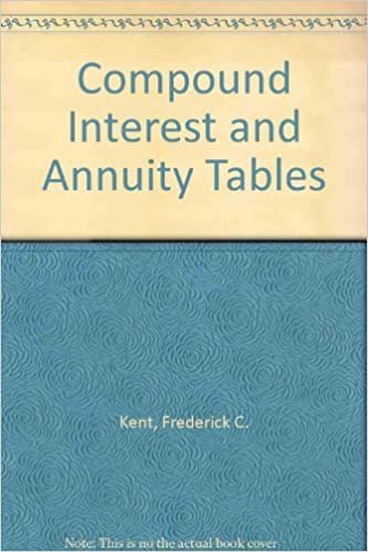 Compound Interest and Annuity Tables