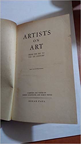 ARTISTS ON ART FROM THE XIV TO XX CENTURY