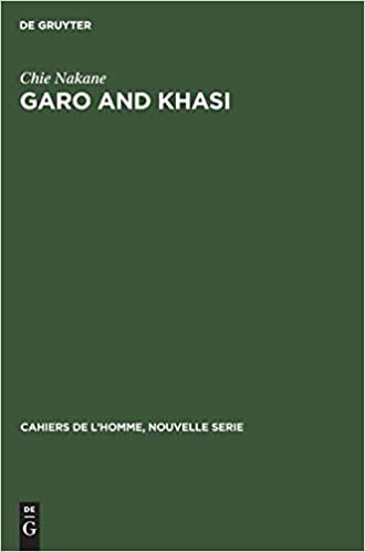Garo and Khasi (Cahiers de l'Homme, Nouvelle Serie)