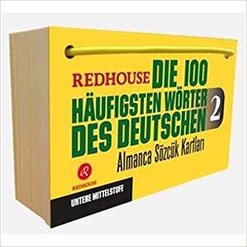 Redhouse Die 100 Haufigsten Wörter Des Deutschen-Almanca Sözcük Kartları 2