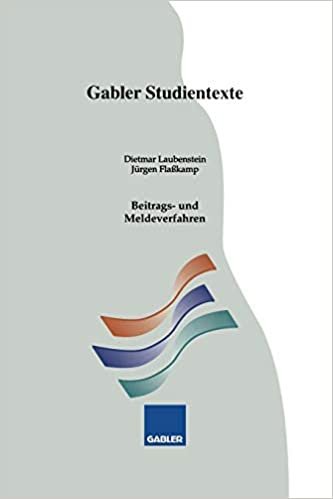 Beitrags- und Meldeverfahren (Gabler-Studientexte)