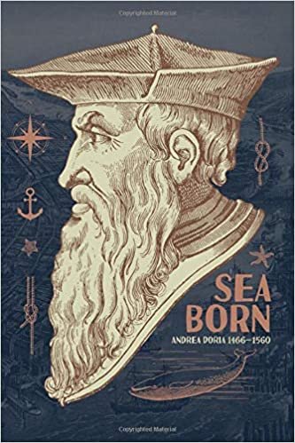 Sea Born #1: Vintage Nautical Journal Notebook to write in 6x9" - 150 lined pages