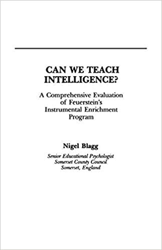 Can We Teach Intelligence?: Comprehensive Evaluation of Feuerstein's Instrumental Enrichment Programme