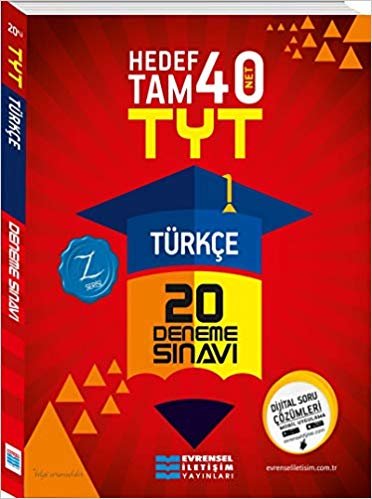 Evrensel İletişim YKS TYT  Türkçe 20 Deneme Sınavı-Z Serisi-YENİ